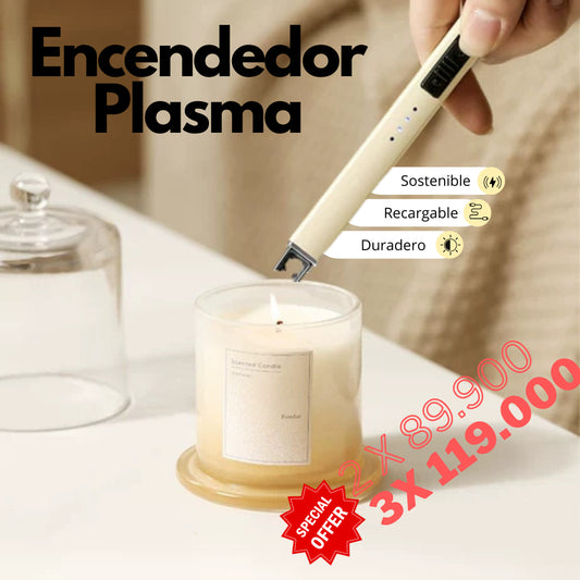 Encendedor Plasma Recargable X 2 unidades